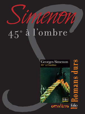 cover image of 45° à l'ombre